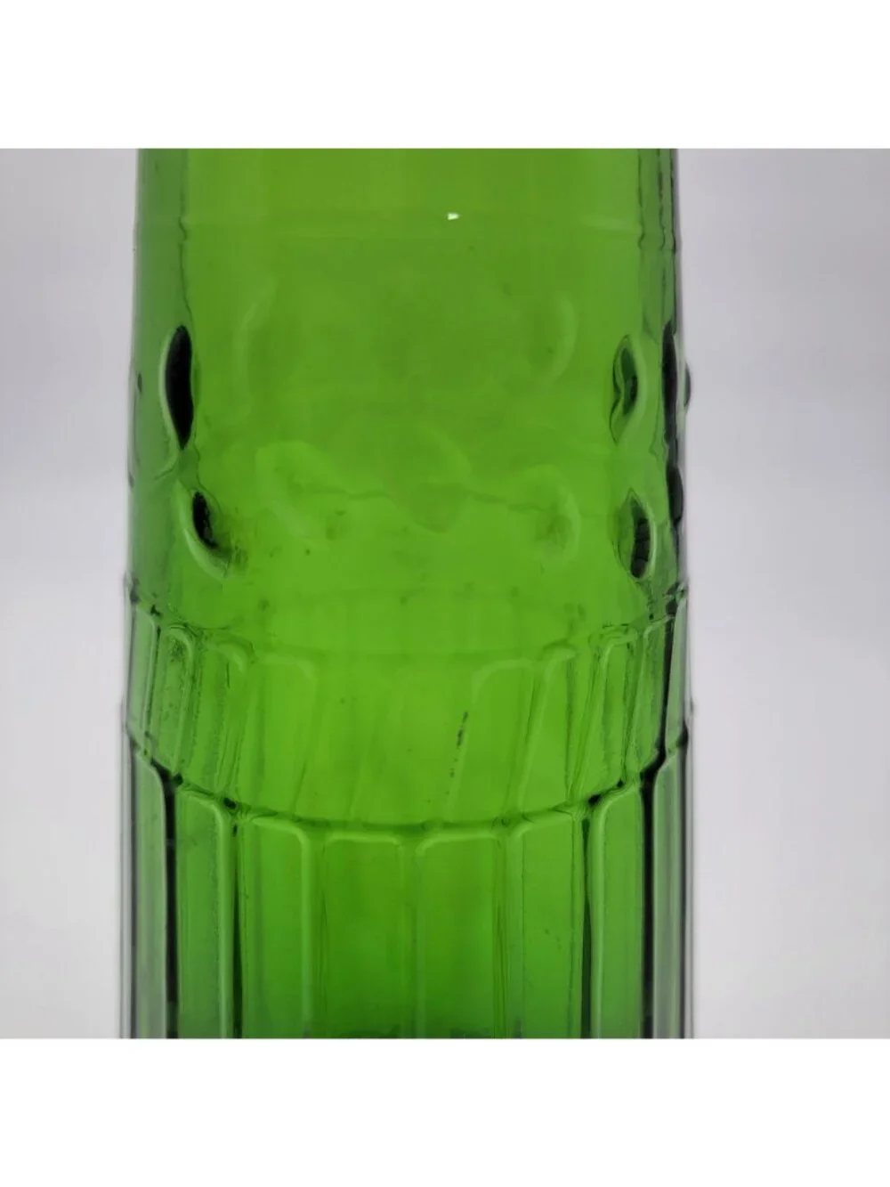 Vintage Pier 1 Emerald Green Glass Fauna Carafe